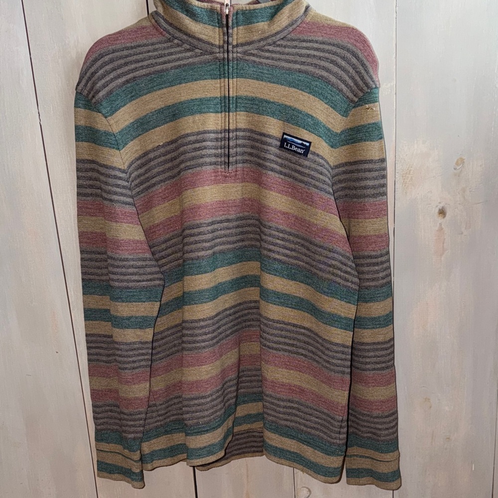 LL Bean quarter zip- size Large